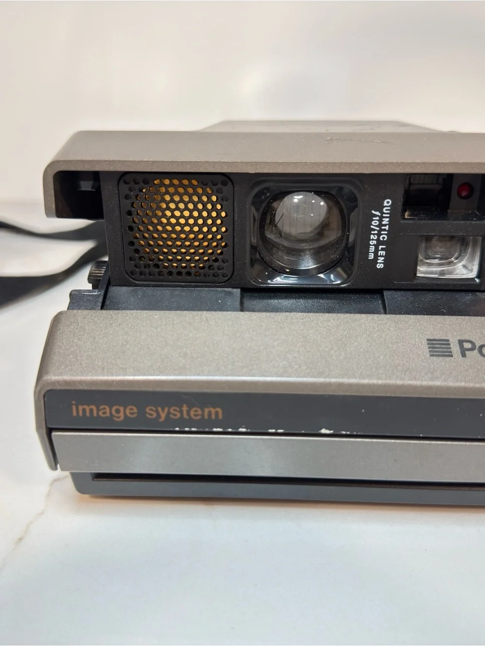 Polaroid Gray and Black Image System Instant Camera